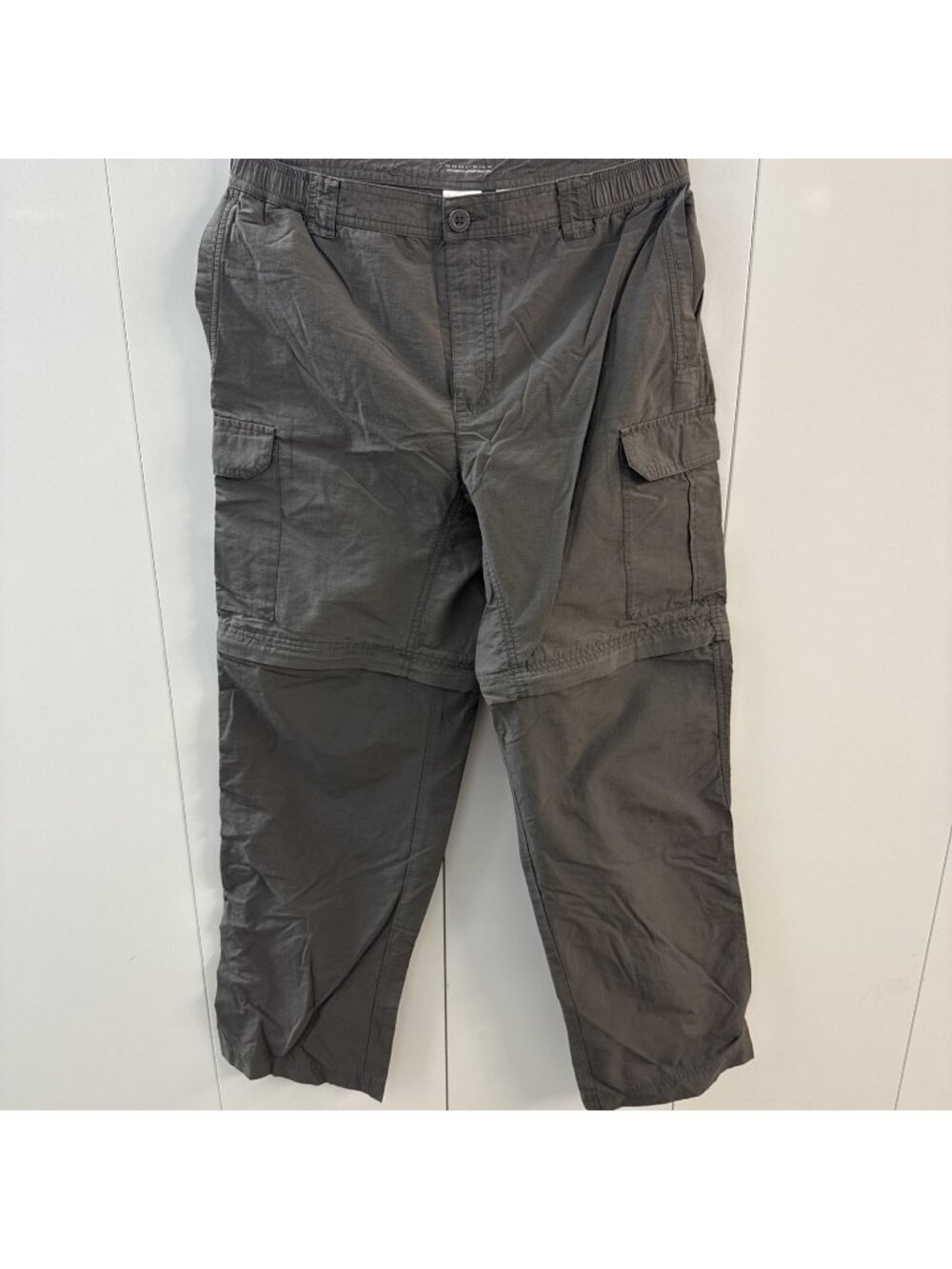 Columbia Omni- Wick Convertible Pants Mens 32x32 Gray Ripstop Hiking Travel